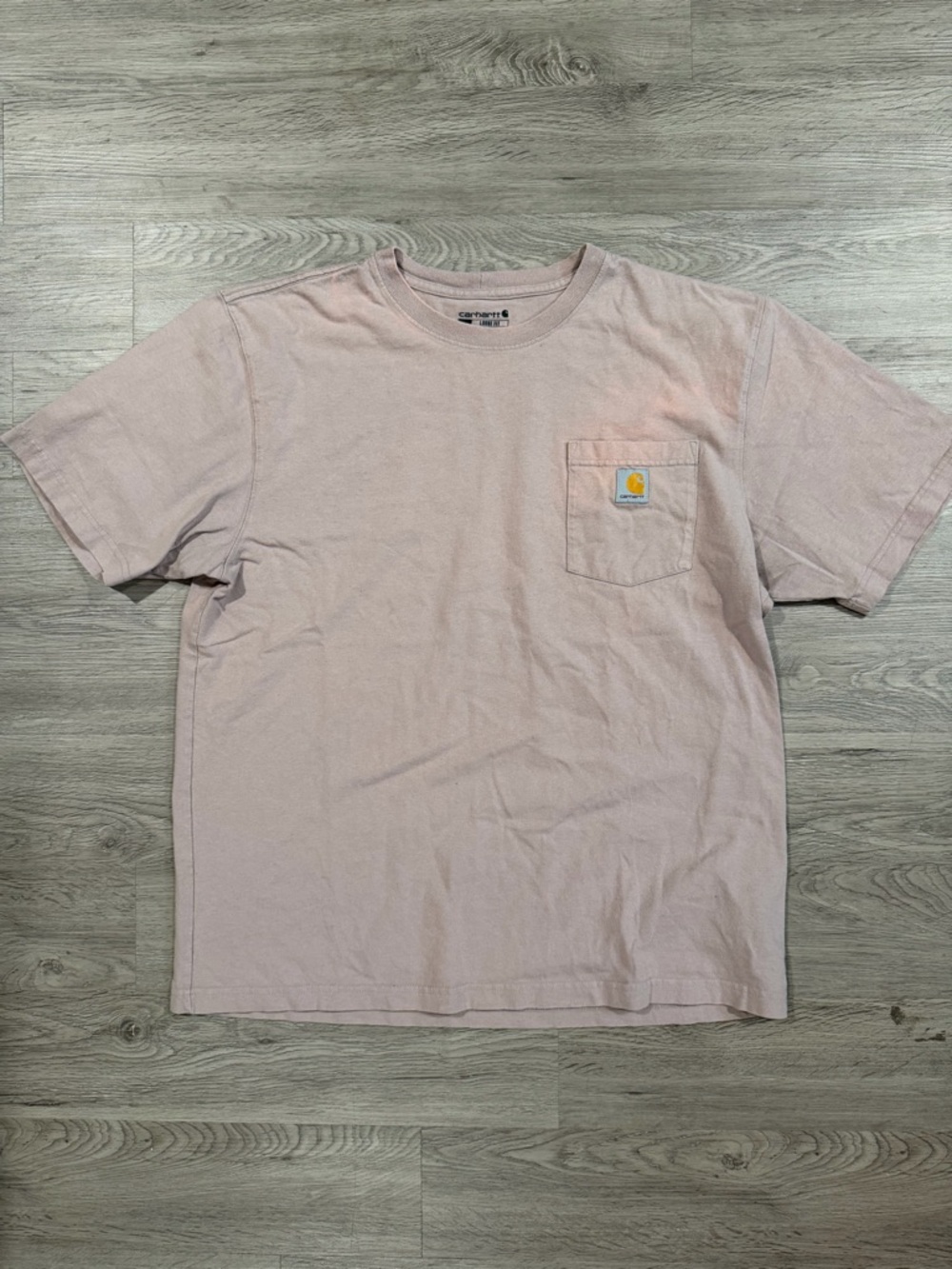 Carhartt Light Pink Short Sleeve Pocket Tee